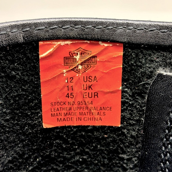 HARLEY DAVIDSON Leather Harness Motorcycle Boots - Picture 7 of 10